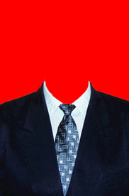 男士西装证件照