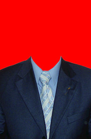 男士西装证件照