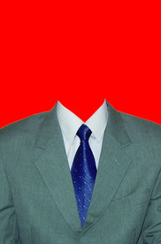 男士西装证件照