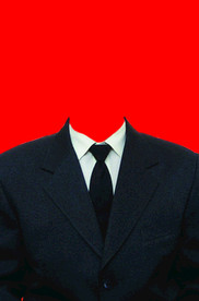 男士西装证件照