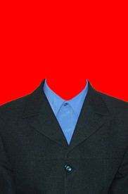 男士西装证件照