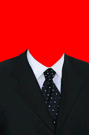 男士西装证件照