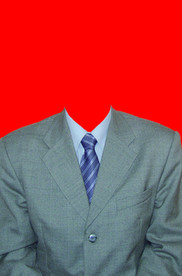 男士西装证件照