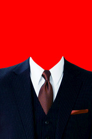 男士西装证件照