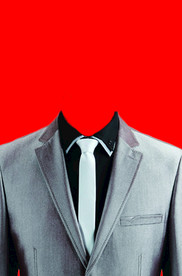 男士西装证件照