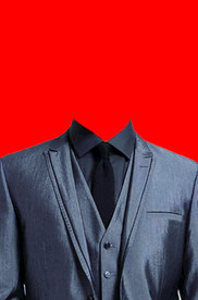 男士西装证件照