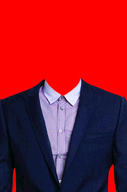 男士西装证件照