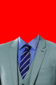 男士西装证件照