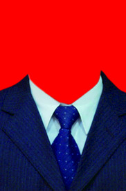 男士西装证件照