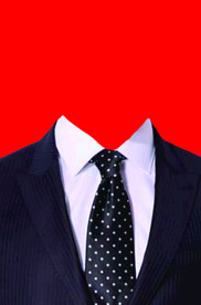 男士西装证件照