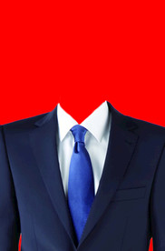 男士西装证件照