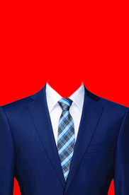 男士西装证件照