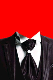 男士西装证件照模板