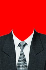 男士西装证件照模板