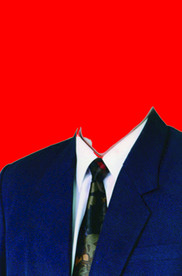 男士西装证件照模板