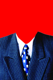 男士西装证件照模板