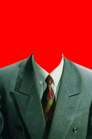 男士西装证件照模板