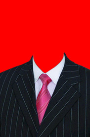 男士西装证件照