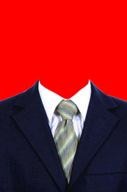 男士西装证件照