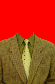 男士西装证件照