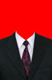 男士西装证件照