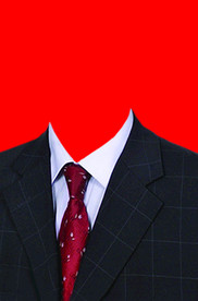 男士西装证件照