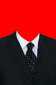 男士西装证件照