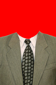 男士西装证件照