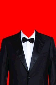 男士西装证件照