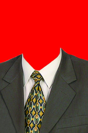 男士西装证件照