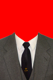 男士西装证件照