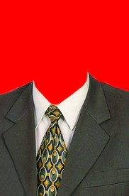 男士西装证件照