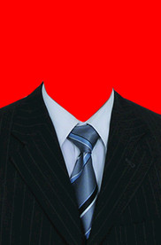 男士西装证件照