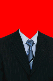 男士西装证件照