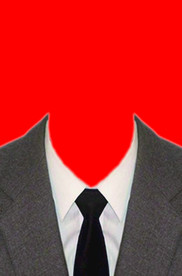 男士西装证件照