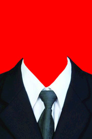 男士西装证件照