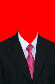 男士西装证件照