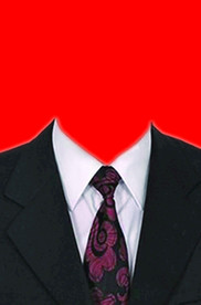 男士西装证件照