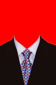 男士西装证件照