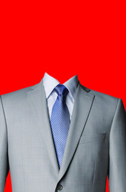 男士西装证件照