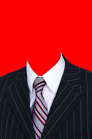 男士西装证件照