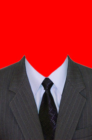 男士西装证件照