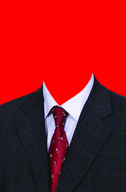 男士西装证件照