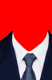 男士西装证件照