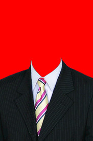 男士西装证件照