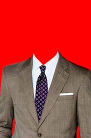 男士西装证件照