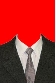 男士西装证件照