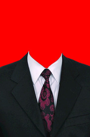 男士西装证件照