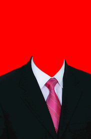 男士西装证件照