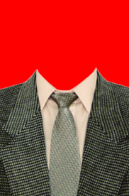 男士西装证件照